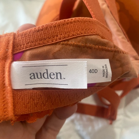 Orange Auden 40D padded underwire orange and pink. Like new. - Picture 2 of 2